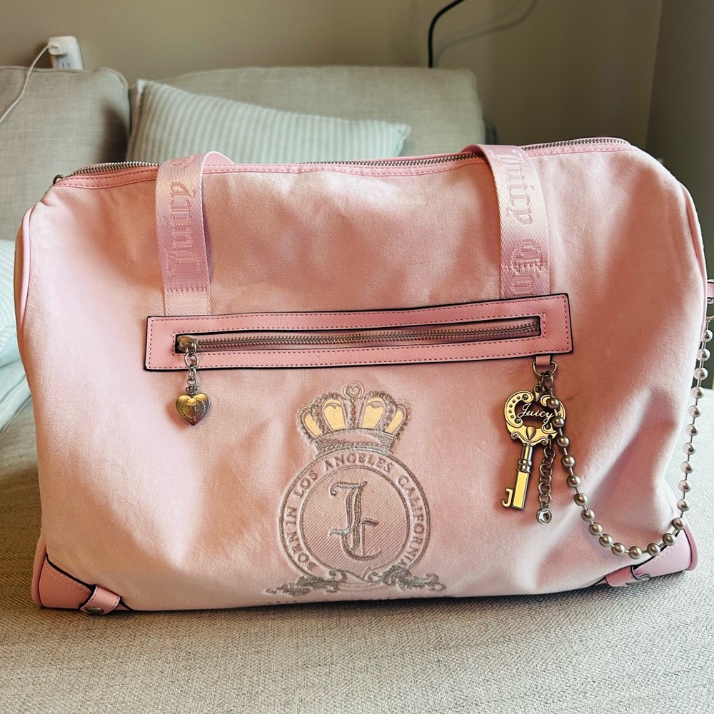 Juicy Couture Pink Duffle Bag